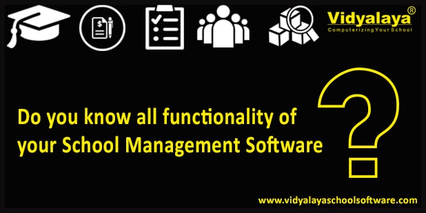 Functionality of 5 Modules of School Management Software