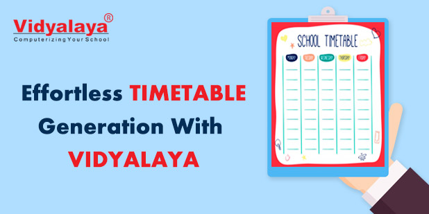 Timetable Scheduling Made Easy with Vidyalaya Timetable Software